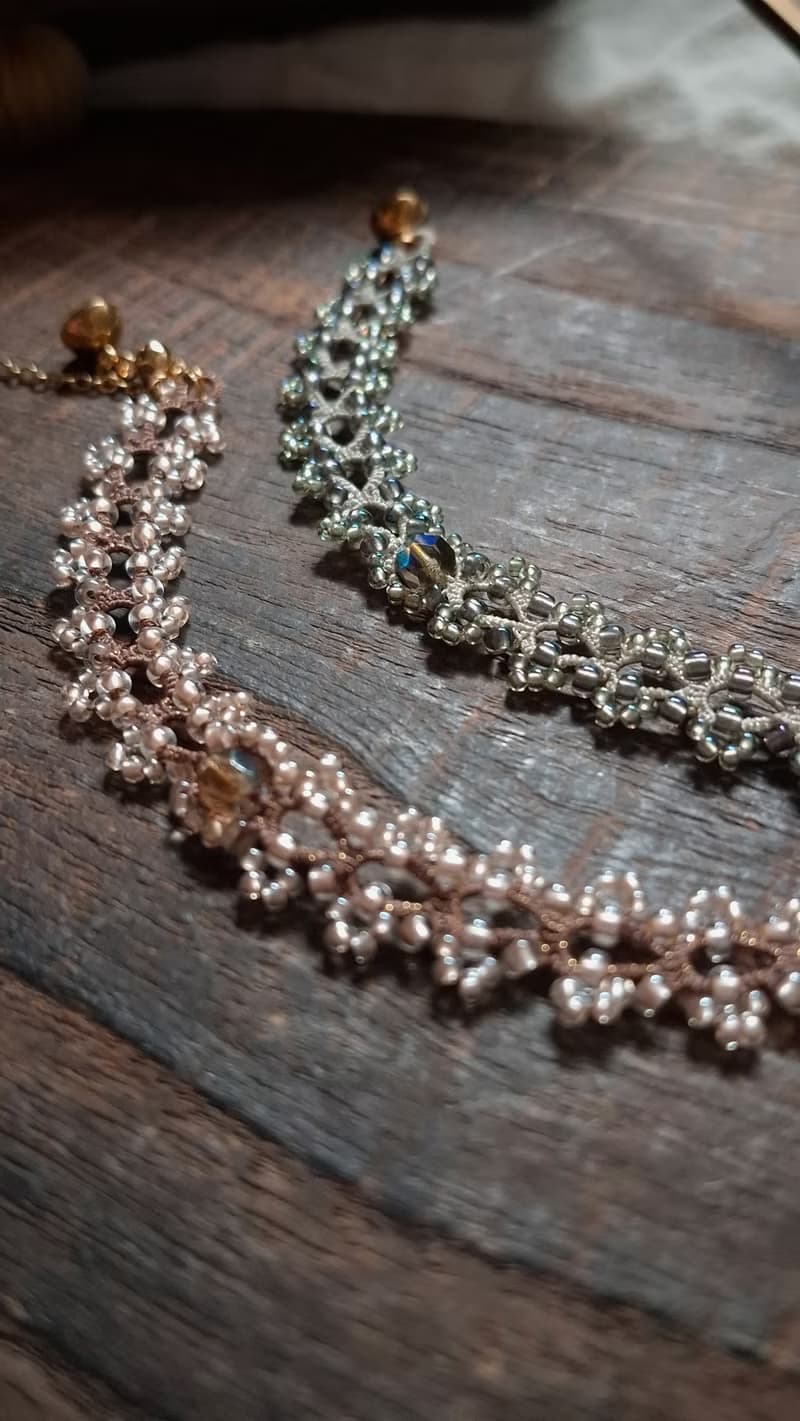 浮光 原創梭編手鍊