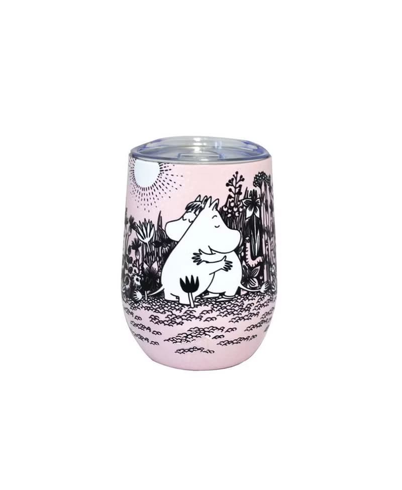 英國嚕嚕米Moomin與可兒情人愛的擁抱不銹鋼真空雙層環保隨行杯