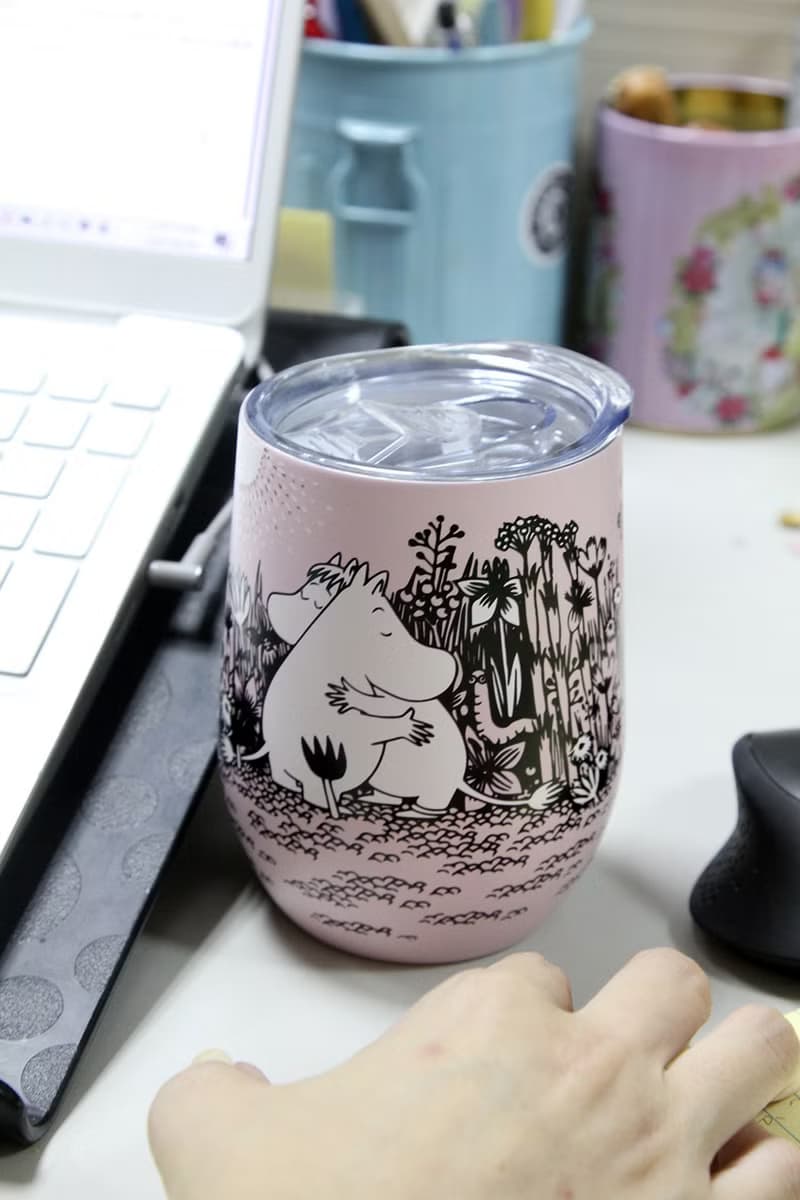 英國嚕嚕米Moomin與可兒情人愛的擁抱不銹鋼真空雙層環保隨行杯