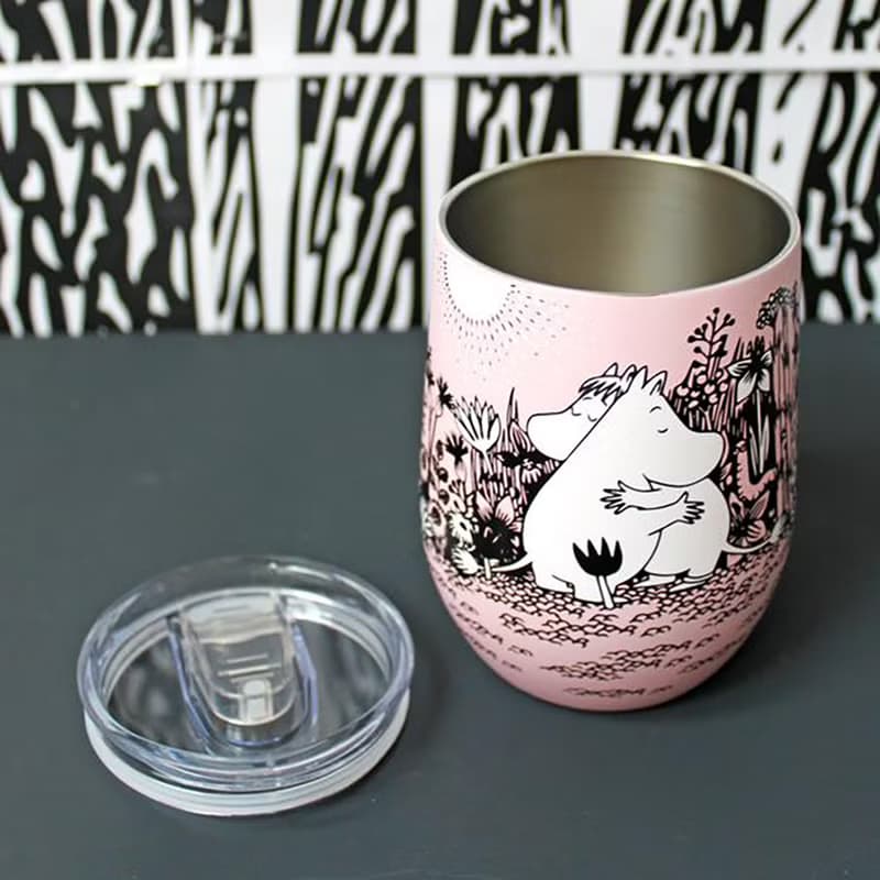 英國嚕嚕米Moomin與可兒情人愛的擁抱不銹鋼真空雙層環保隨行杯