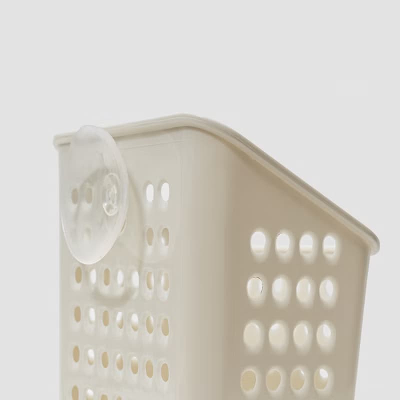 多件優惠-冰箱小物置物籃附吸盤 置物吸盤 儲物籃吸盤 台灣製