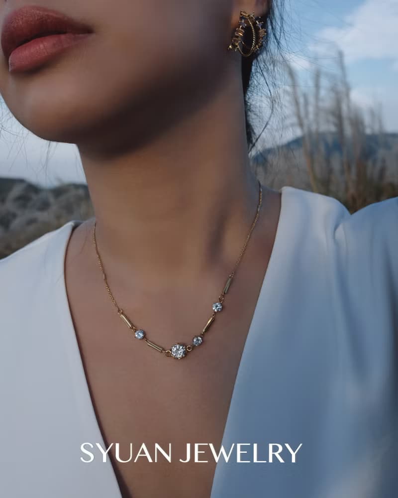 SYUAN JEWELRY|Jingle—鍍18K鋯石項鍊