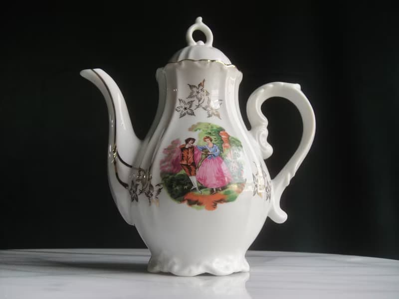 【老時光 OLD-TIME】早期歐美古典精美茶壺