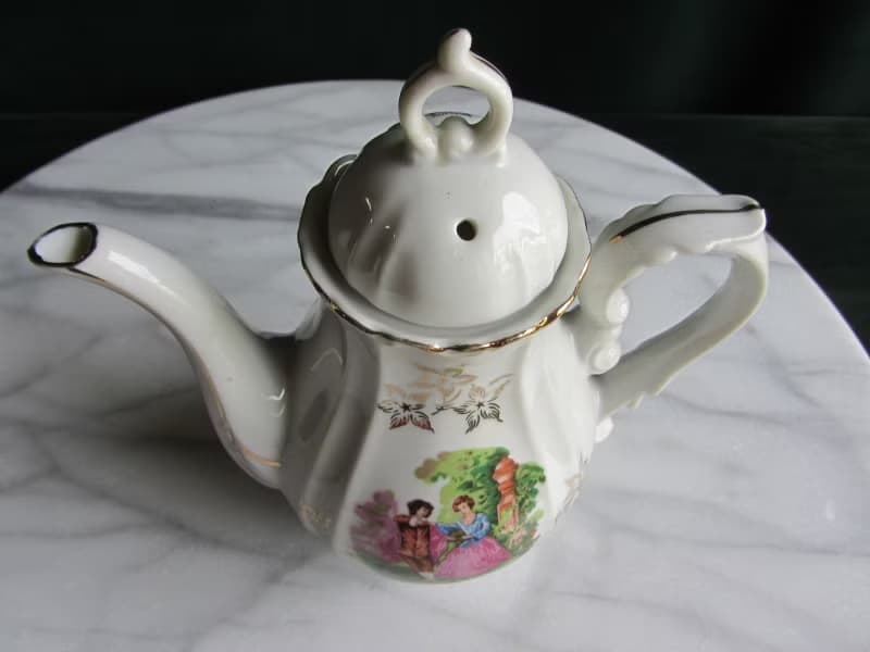 【老時光 OLD-TIME】早期歐美古典精美茶壺