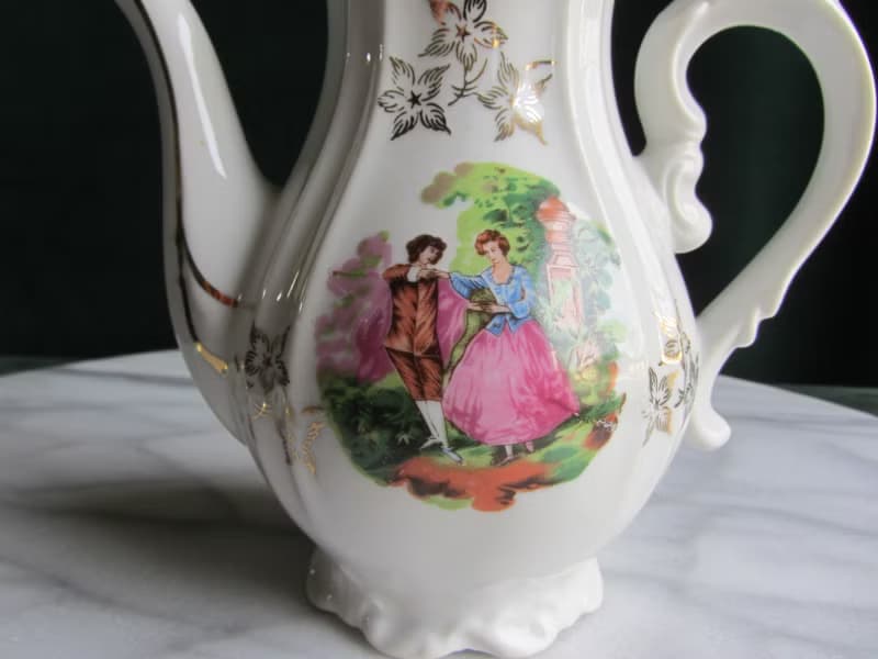 【老時光 OLD-TIME】早期歐美古典精美茶壺