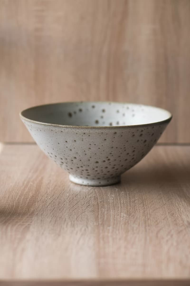 柴燒雪白斑點大碗公
