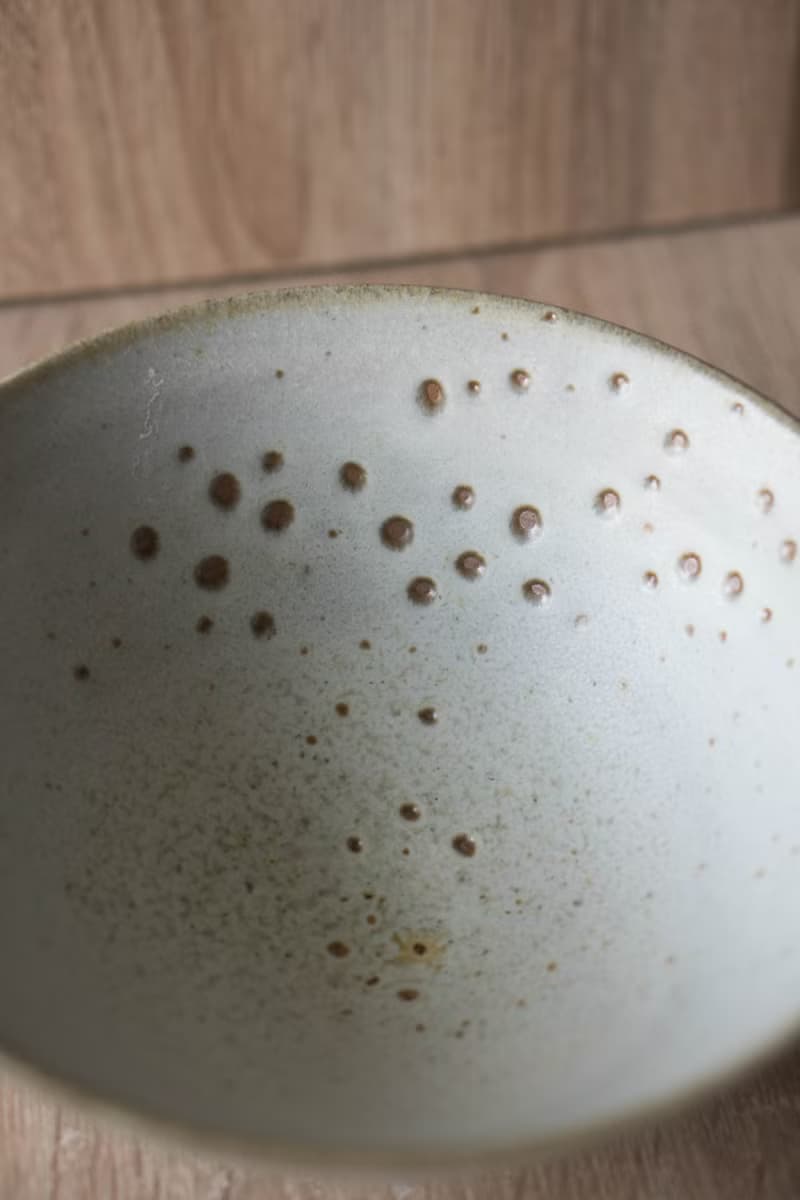 柴燒雪白斑點大碗公