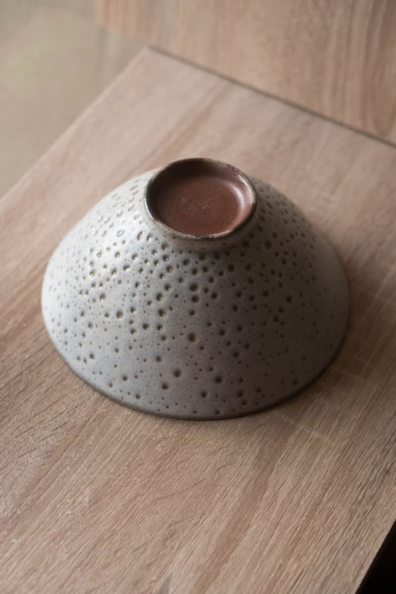 柴燒雪白斑點大碗公