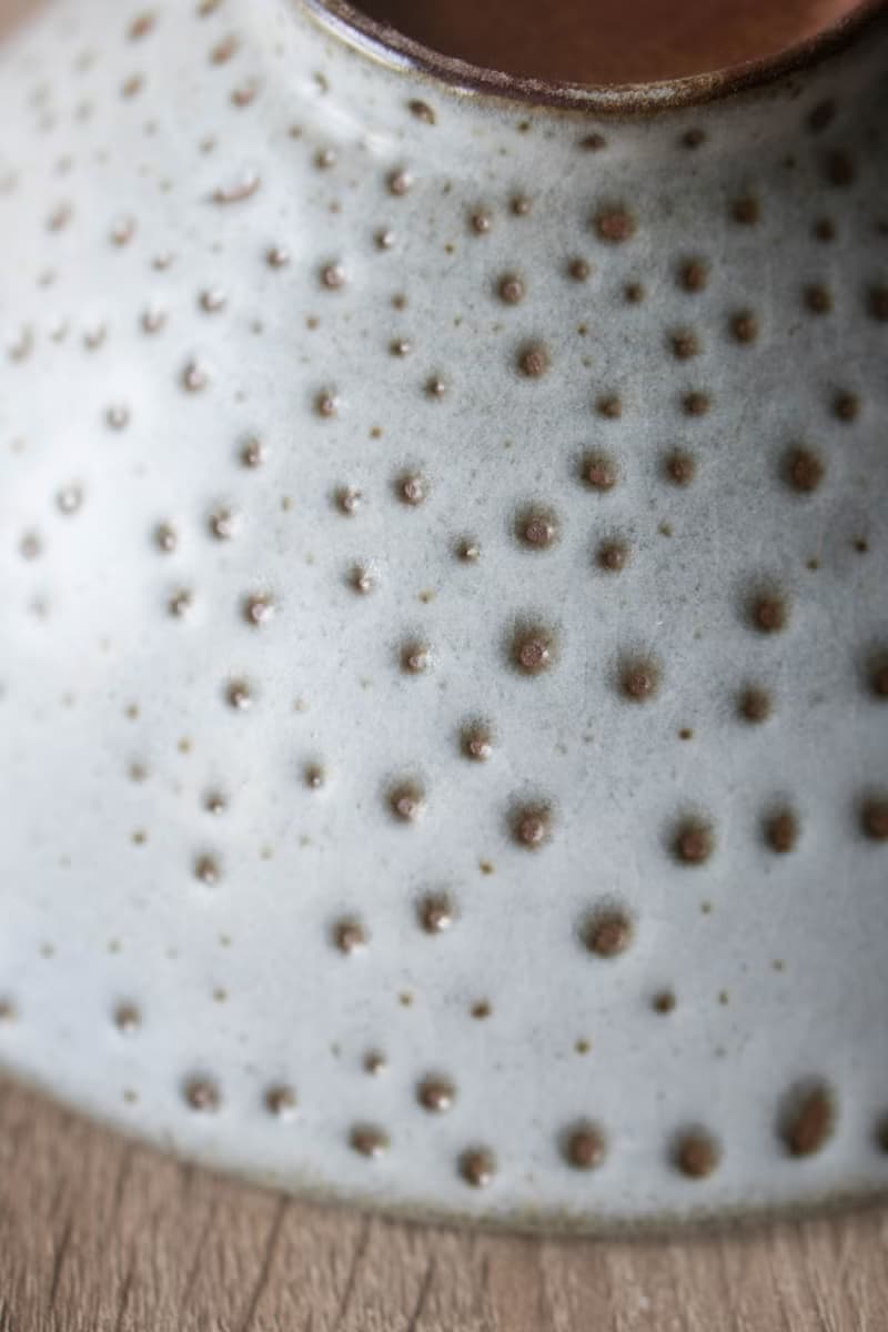 柴燒雪白斑點大碗公