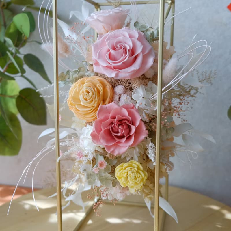 【永生花】框架花/乾燥花/永生花/居家裝飾/開幕/新居/送禮/賀禮