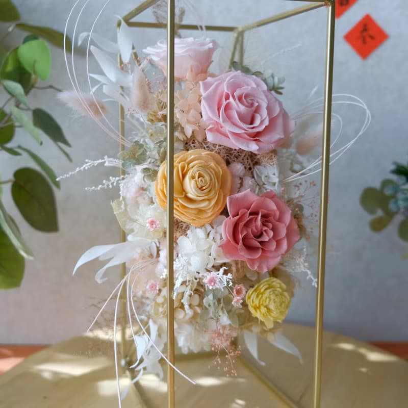【永生花】框架花/乾燥花/永生花/居家裝飾/開幕/新居/送禮/賀禮