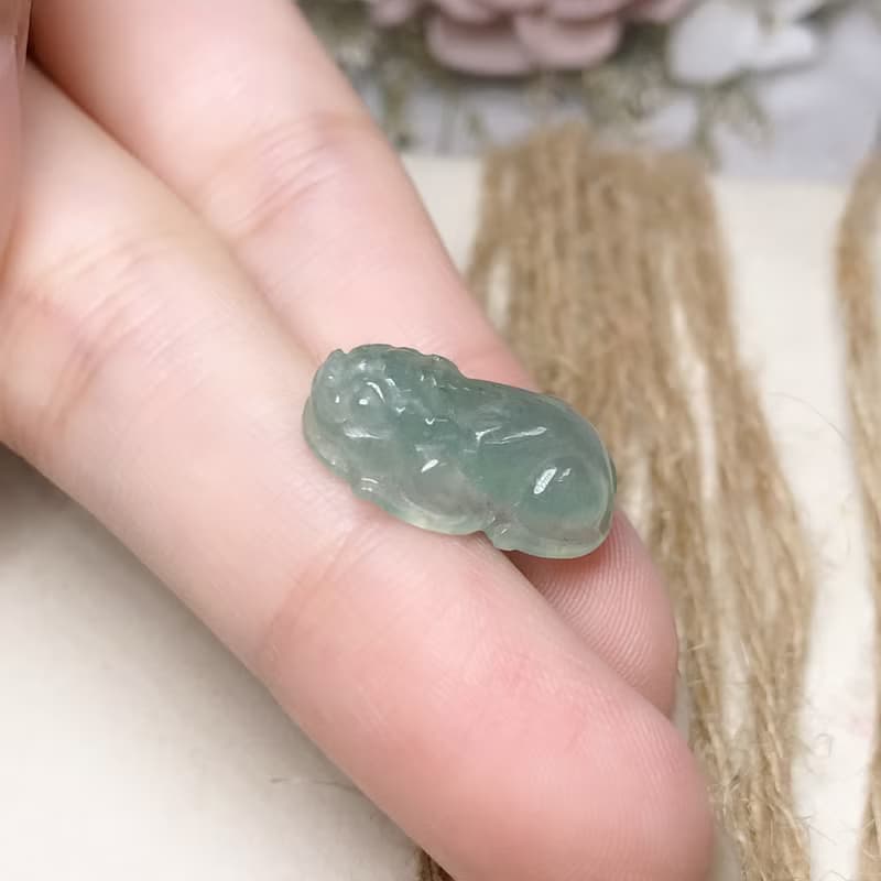 【招財神獸】冰種翡翠戰神貔貅|天然緬甸玉翡翠A貨| 送禮
