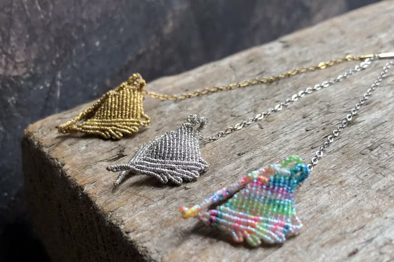 天使之翼 耳線耳飾 手工編織 金屬質感線材 金色