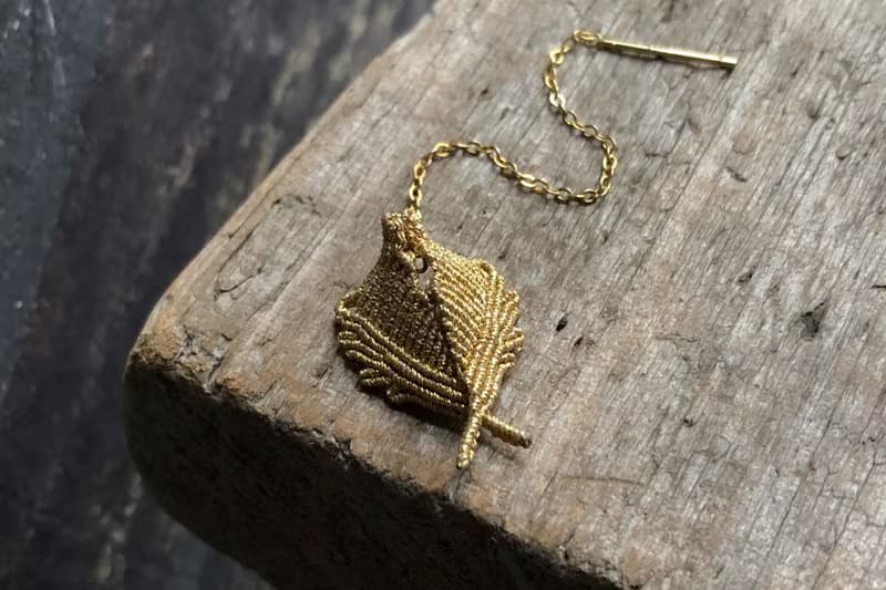 天使之翼 耳線耳飾 手工編織 金屬質感線材 金色