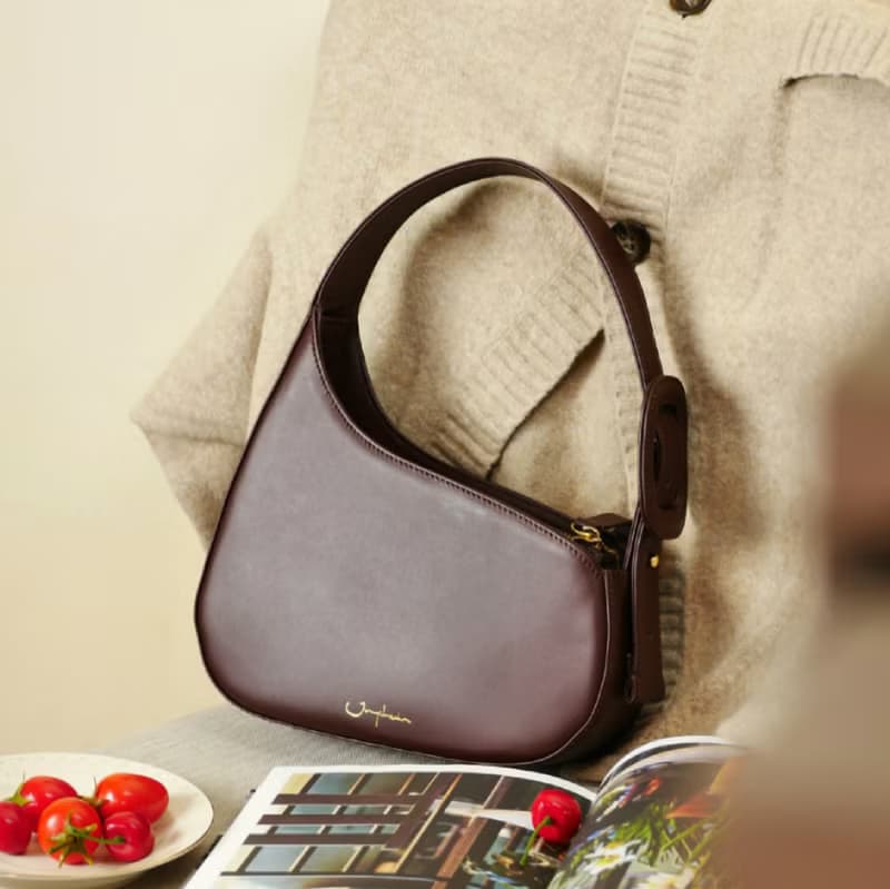 單肩包 KissMe Shoulder Bag - Choco Brown 巧克力棕