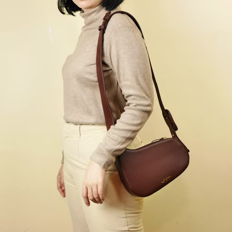 單肩包 KissMe Shoulder Bag - Choco Brown 巧克力棕