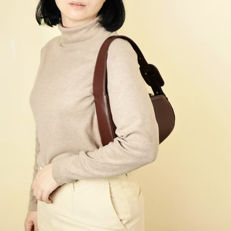 單肩包 KissMe Shoulder Bag - Choco Brown 巧克力棕