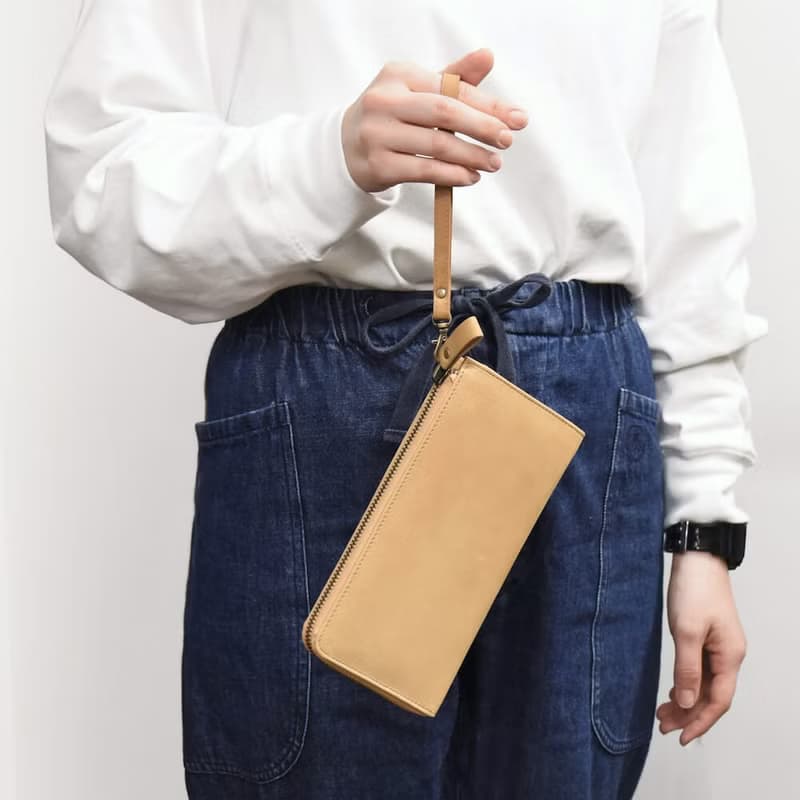 皮革提把 短肩帶 真皮 牛皮 錢包 皮夾 配件