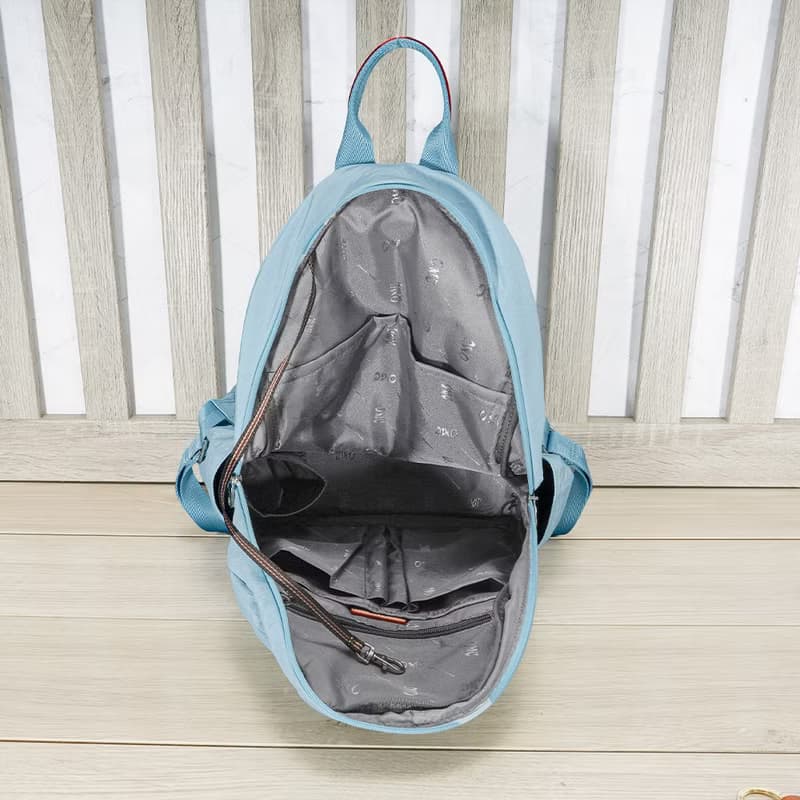 (粉嫩藍)輕盈紙感甜美系休閒旅行後背包(大款)33571