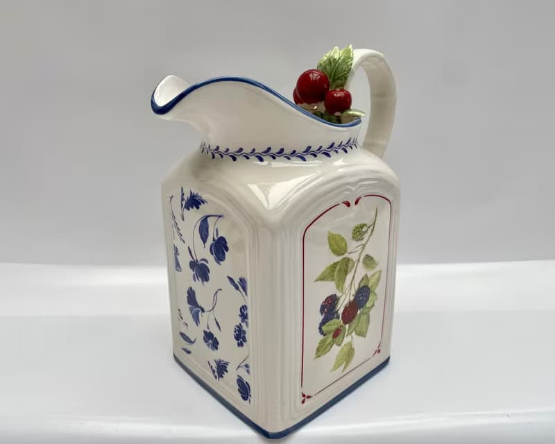 Villeroy & Boch 鄉村風情水壺/壺 大號 復古陶瓷 手繪