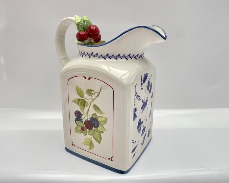 Villeroy & Boch 鄉村風情水壺/壺 大號 復古陶瓷 手繪
