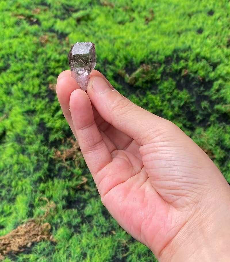 能量擺飾-天然帶彩及彩虹超七水晶原石 招財 智慧 事業 快速出貨