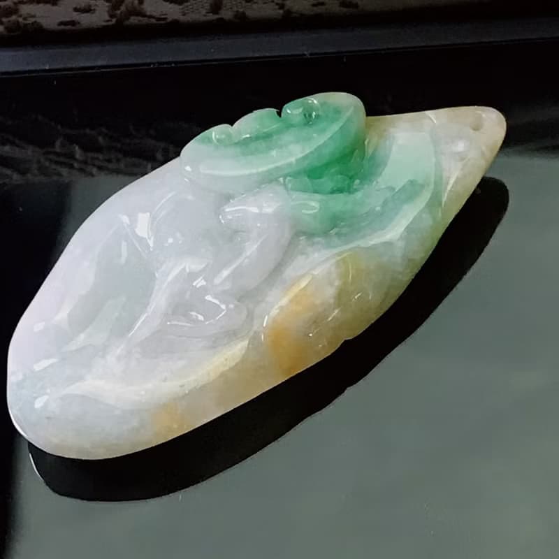 三彩翡翠一鹿有您 | 天然緬甸A貨翡翠 | 送禮