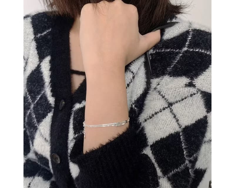 I 雙 I 925純銀手鍊