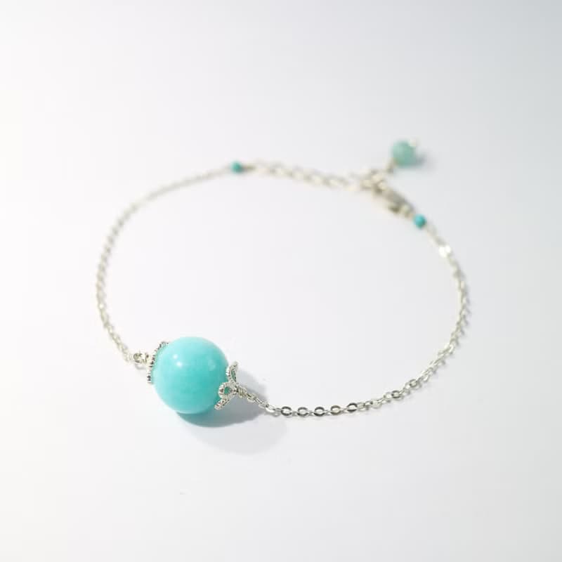 天河石純銀手鍊