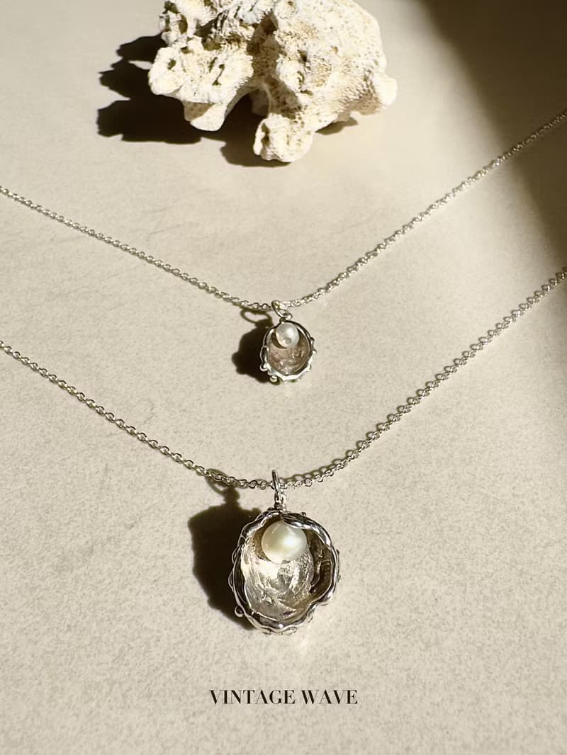浪潮秘語 | 貝殼項鍊 | 手工飾品 | 925銀