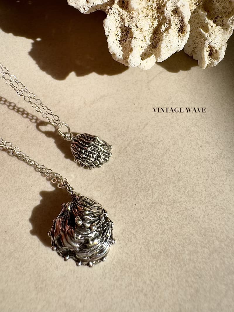 浪潮秘語 | 貝殼項鍊 | 手工飾品 | 925銀