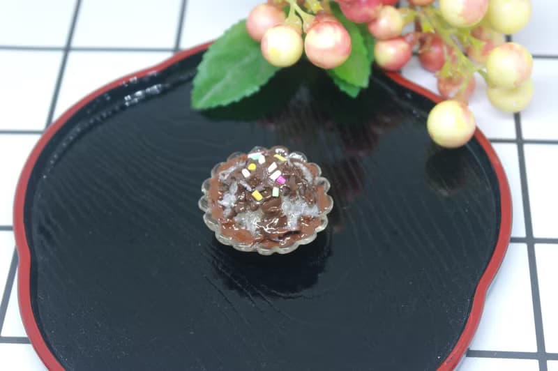 ➽黏土系列-巧克力刨冰-➪磁鐵系列   #冰箱磁鐵#