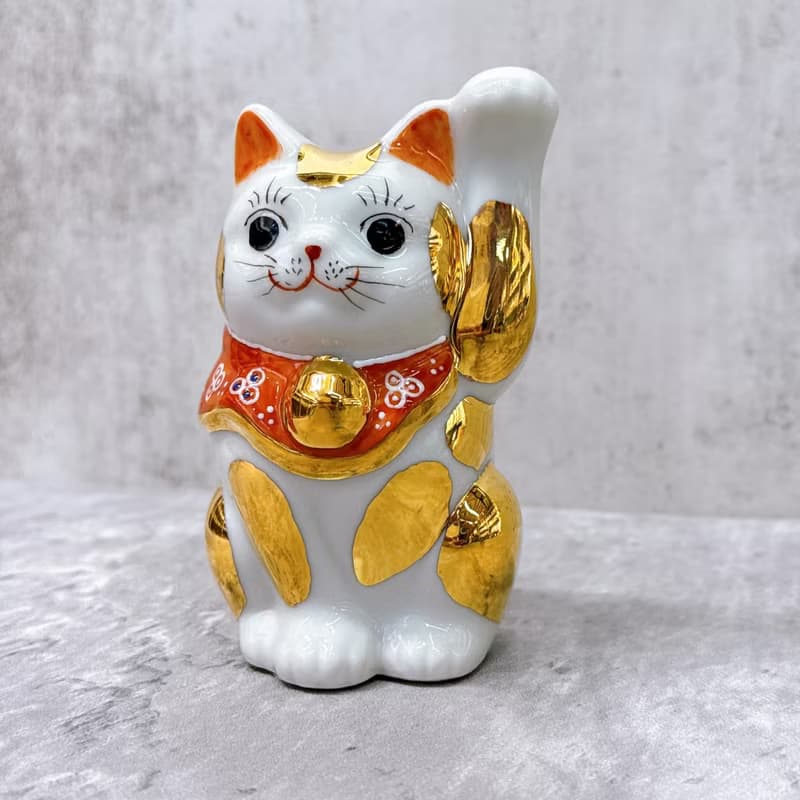 【金彩招福】日本九谷燒招財貓 | 金盛3.3號