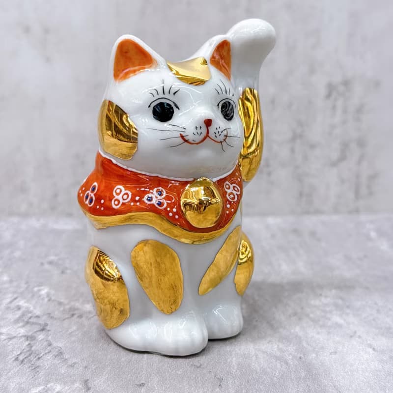 【金彩招福】日本九谷燒招財貓 | 金盛3.3號