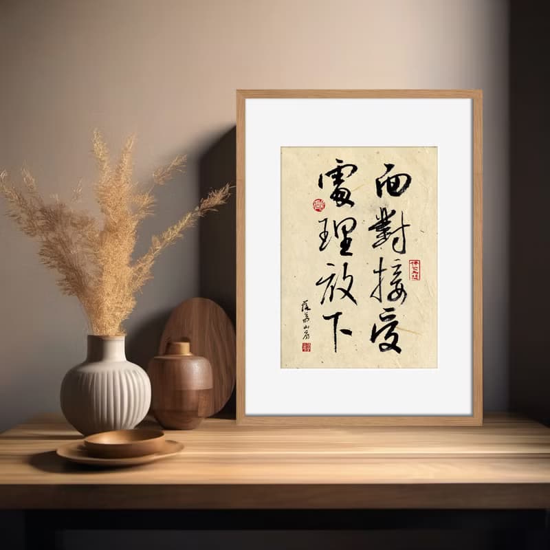 書法-附畫框 | 喬遷禮物 | 入厝禮物 | 民宿佈置 |喬遷禮物