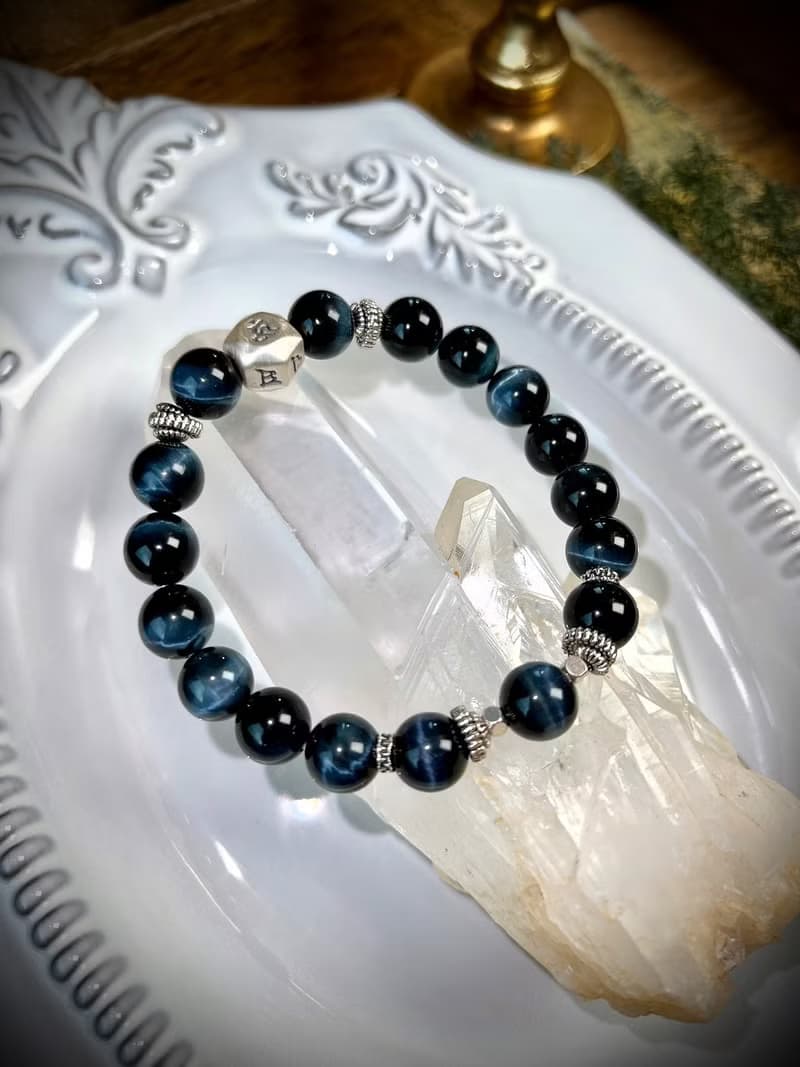 -風暴-天然水晶手鏈/黃銅手鍊