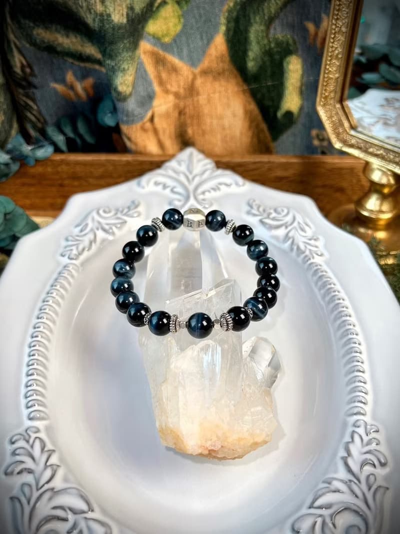 -風暴-天然水晶手鏈/黃銅手鍊