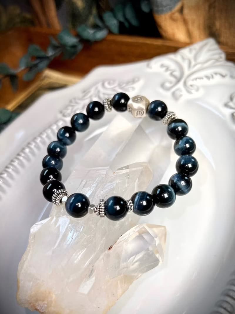 -風暴-天然水晶手鏈/黃銅手鍊