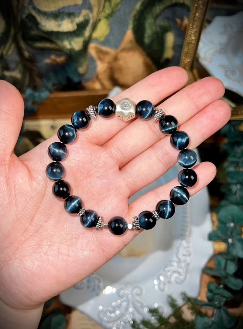 -風暴-天然水晶手鏈/黃銅手鍊