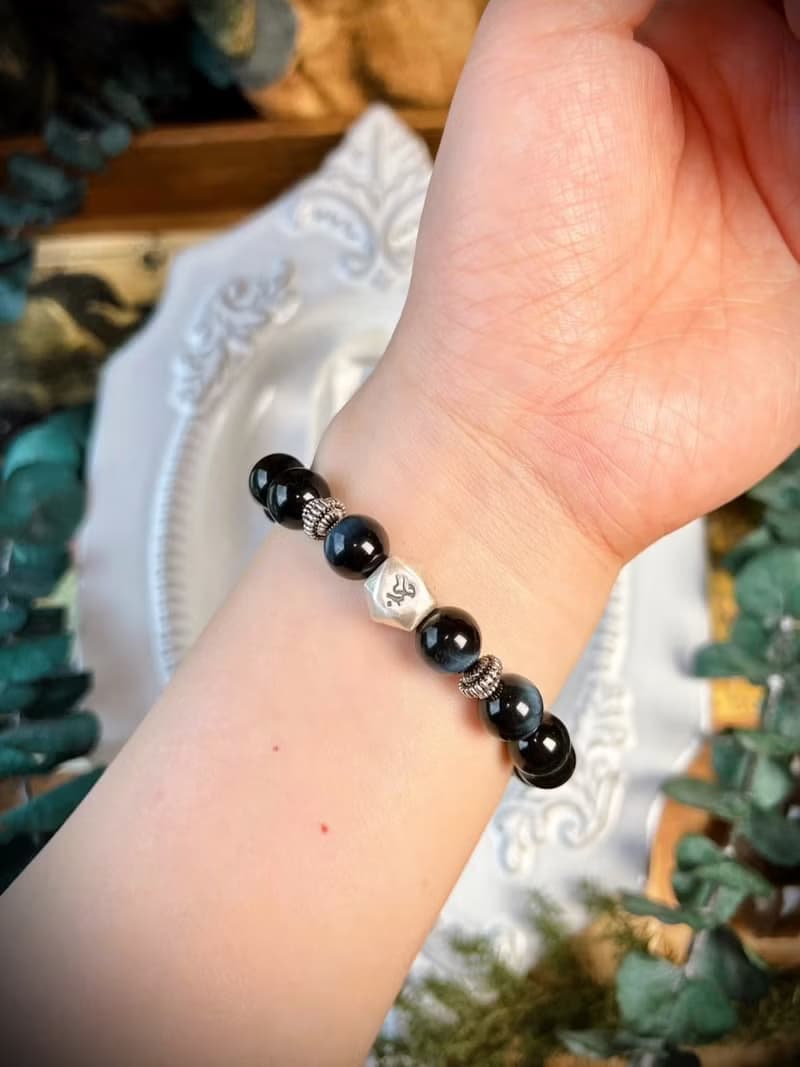 -風暴-天然水晶手鏈/黃銅手鍊