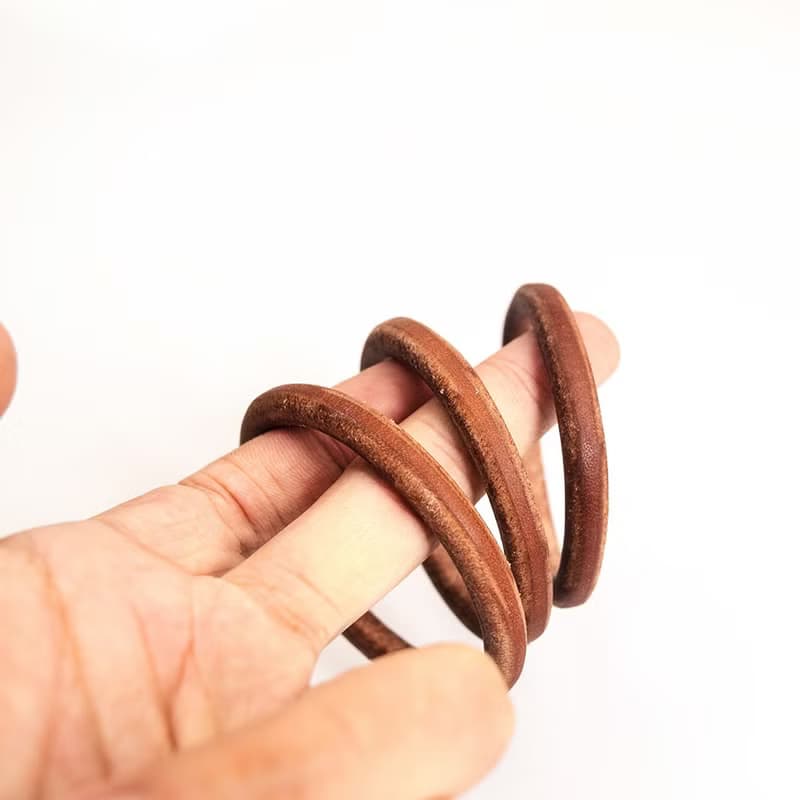 聖誕交換禮物日本櫪木皮環無縫皮環 一體皮環 禮品禮物