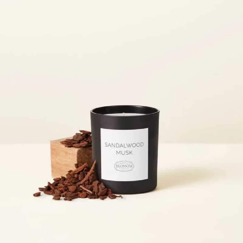 英國 Blossom Sandalwood Musk香薰蠟燭 220g
