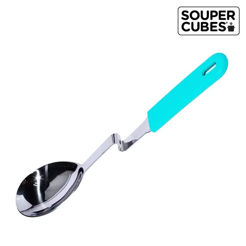 快速出貨-【Souper Cubes】專利430湯匙與湯勺_湖水綠