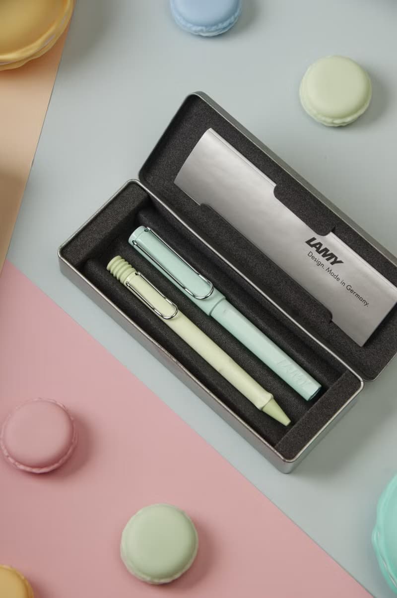 LAMY 雙入鐵禮盒  (鋼珠筆+原子筆) / safari狩獵者系列-CANDY