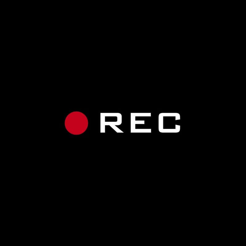 錄影中 REC LIVE 中性短袖棉T 情侶T恤 PS014