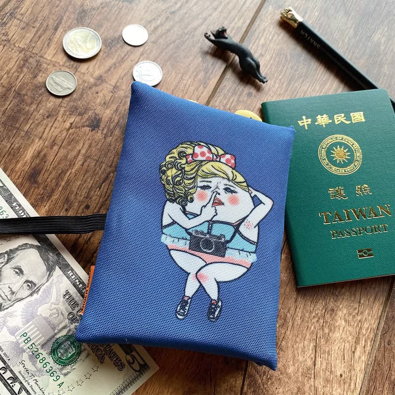 豬鼻女 護照套/護照夾 防潑水