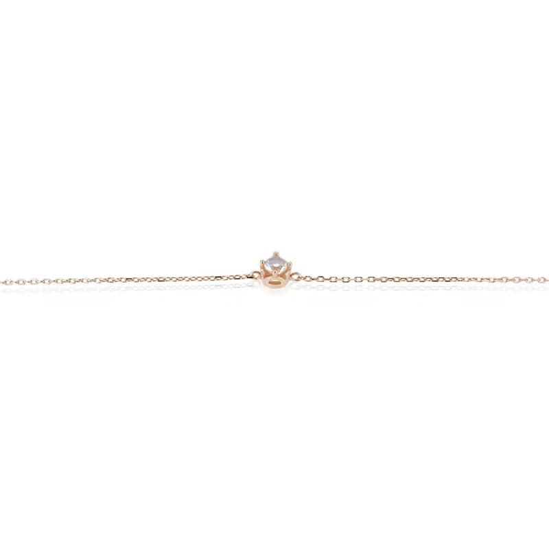 藍光月光石925純銀手鍊(銀/玫瑰金) | 月光石系列