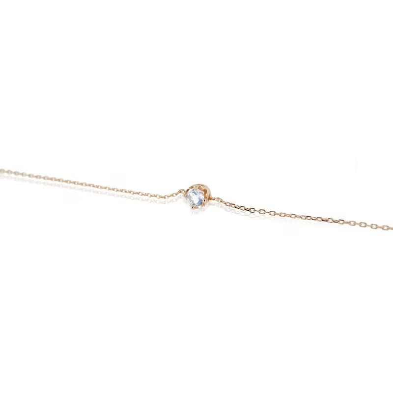 藍光月光石925純銀手鍊(銀/玫瑰金) | 月光石系列