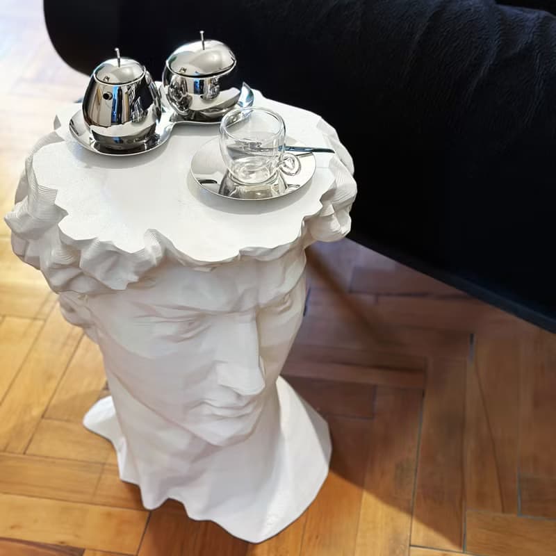 Michelangelo David 3D Printed Coffee Table | Nightstand  | Accent table