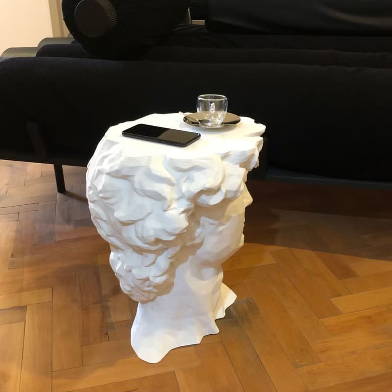 Michelangelo David 3D Printed Coffee Table | Nightstand  | Accent table